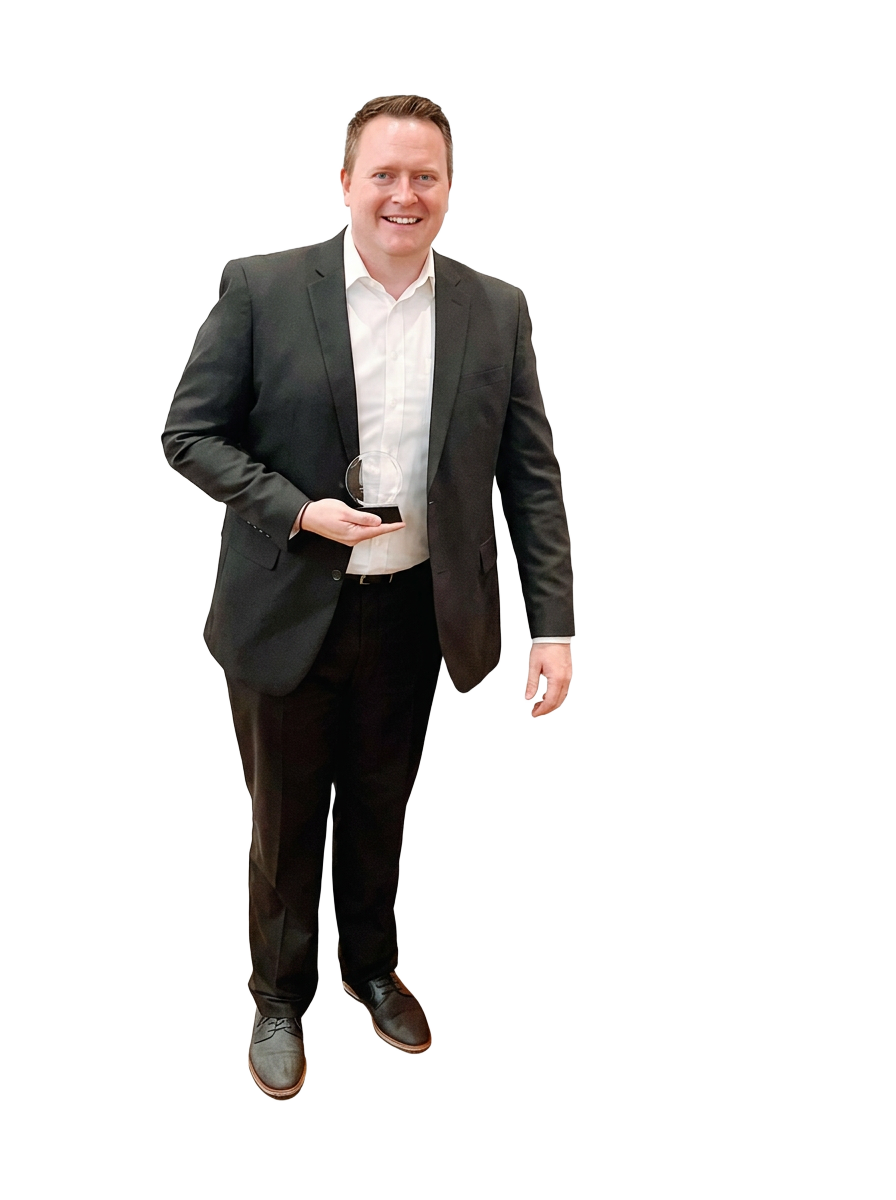 Chad Tucker of WGHP FOX8, host of the Night of Champions banquet